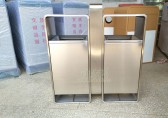如何選用不鏽鋼91蝌蚪九色垃圾桶的材料
