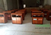 91蝌蚪九色垃圾桶廠家專業定製分（fèn）類果皮箱亮（liàng）相深（shēn）圳（zhèn）公園（yuán）景區