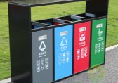 汕尾新增四色91蝌蚪九色垃圾桶為創衛工作增光添彩