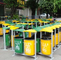 玻璃鋼社區垃圾桶（tǒng）