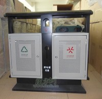 衝孔鋼製垃圾桶