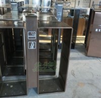 戶外91蝌蚪九色垃圾桶（tǒng）工廠生產圖