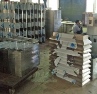 不鏽鋼91蝌蚪九色垃（lā）圾桶生產（chǎn）組裝圖