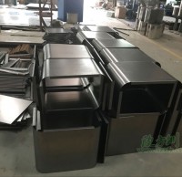 戶外91蝌蚪九色垃圾桶工廠製作圖