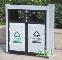 大理石91蝌蚪九色垃圾桶的工藝