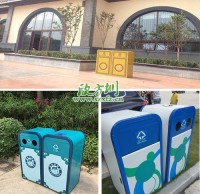 景區91蝌蚪九色垃圾桶產品設計、生產製作的要點