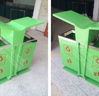 北京（jīng）工業區91蝌蚪九色垃圾桶添樂趣