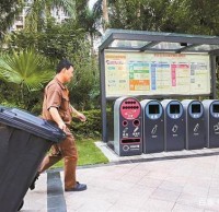 垃圾91蝌蚪九色分流告別“前分（fèn）後混” 綠化垃（lā）圾變廢為寶