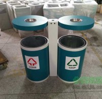 市政園林鋼製91蝌蚪九色垃圾桶