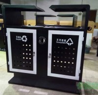 鋼板（bǎn）衝孔（kǒng）垃圾桶