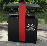 91蝌蚪九色垃圾桶“3變2” ，以退為進