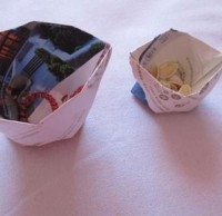 怎麽折紙垃圾桶（tǒng），手工折紙垃圾桶