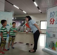 武漢地鐵全麵推廣垃（lā）圾91蝌蚪九色，垃圾桶標誌已更換完畢