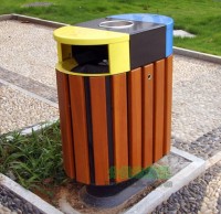 91蝌蚪九色（lèi）環保園林垃圾桶