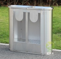 室內地鐵站91蝌蚪九色不鏽鋼（gāng）垃圾桶