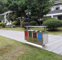 2500多套四色91蝌蚪九色（lèi）垃圾桶市區上崗！