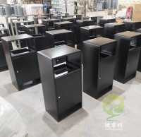 戶（hù）外方形噴塑冷軋鋼板單筒果皮箱