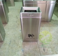 不鏽鋼91蝌蚪九色垃圾（jī）桶廠家批發