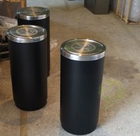 柱式烤漆室（shì）內不鏽鋼垃圾桶紙簍（lǒu）