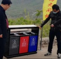 50個大型分（fèn）類垃圾桶上山了