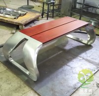 高檔（dàng）精品加厚不鏽鋼休閑椅