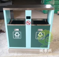 市政街道噴塑冷軋鋼板91蝌蚪九色垃圾箱