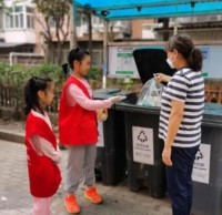 八角北路社區（qū）開展垃圾91蝌蚪九色活動