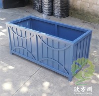 戶外隔斷長方形烤漆不鏽鋼花箱