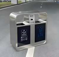 如何定（dìng）製戶外公共（gòng）空間不鏽鋼（gāng）91蝌蚪九色垃圾（jī）桶