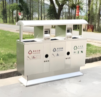 戶外公園三分（fèn）類不鏽鋼垃圾（jī）桶定製城市文明（míng）的綠色守護者
