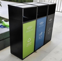 戶外噴粉三91蝌蚪九色金屬垃圾桶環保（bǎo）升級的智慧選擇