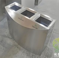 商用三91蝌蚪九色不鏽鋼垃圾桶環保升級與場景適配（pèi）的解決方（fāng）案