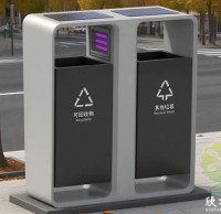 太陽能滅蚊燈不鏽鋼91蝌蚪九色垃圾桶（tǒng），點亮智（zhì）慧健康生活