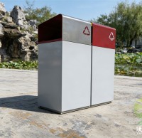 不鏽鋼戶外垃圾桶的抗鏽（xiù）能力怎麽樣？