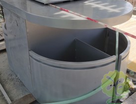 理工大學噴粉圍柱兩91蝌蚪九色不鏽（xiù）鋼垃圾桶案（àn）例