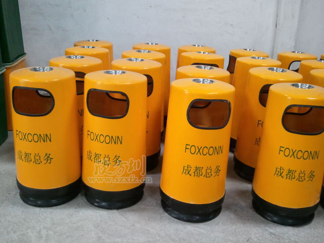 玻璃鋼圓形垃圾桶 玻璃鋼圓形(xíng)垃圾桶