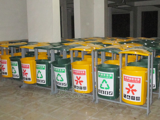 玻璃鋼環保垃圾桶