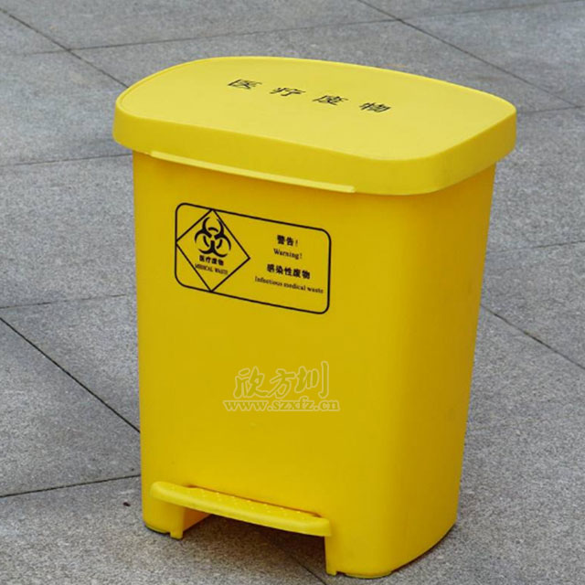 腳踏式醫療塑料垃圾桶