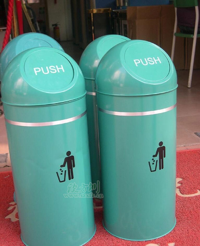 農行鋼製（zhì）垃圾桶