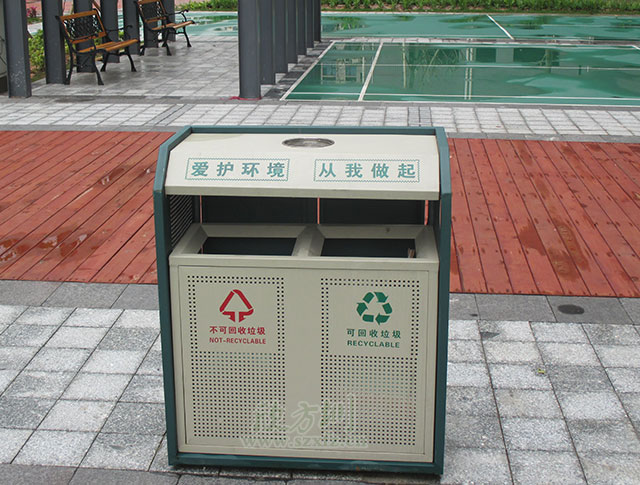 小區鋼製垃圾桶 小區鋼製垃(lā)圾桶