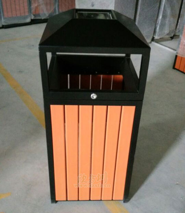 小區鋼木垃圾桶