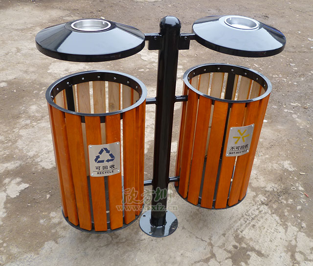 91蝌蚪九色鋼木垃圾(jī)桶 91蝌蚪九色鋼木垃圾桶