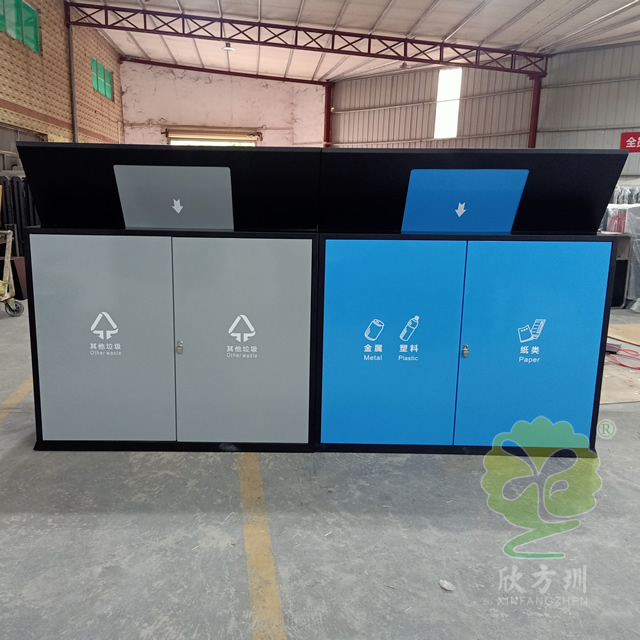 大（dà）型戶外垃圾桶生產廠（chǎng）家製（zhì）作基地（dì）