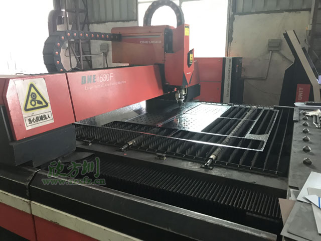 91蝌蚪九色垃圾桶工廠激光切割下料